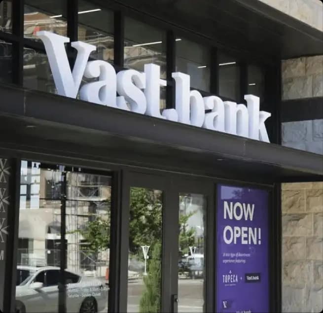 Vast digital banking app shown on mobile