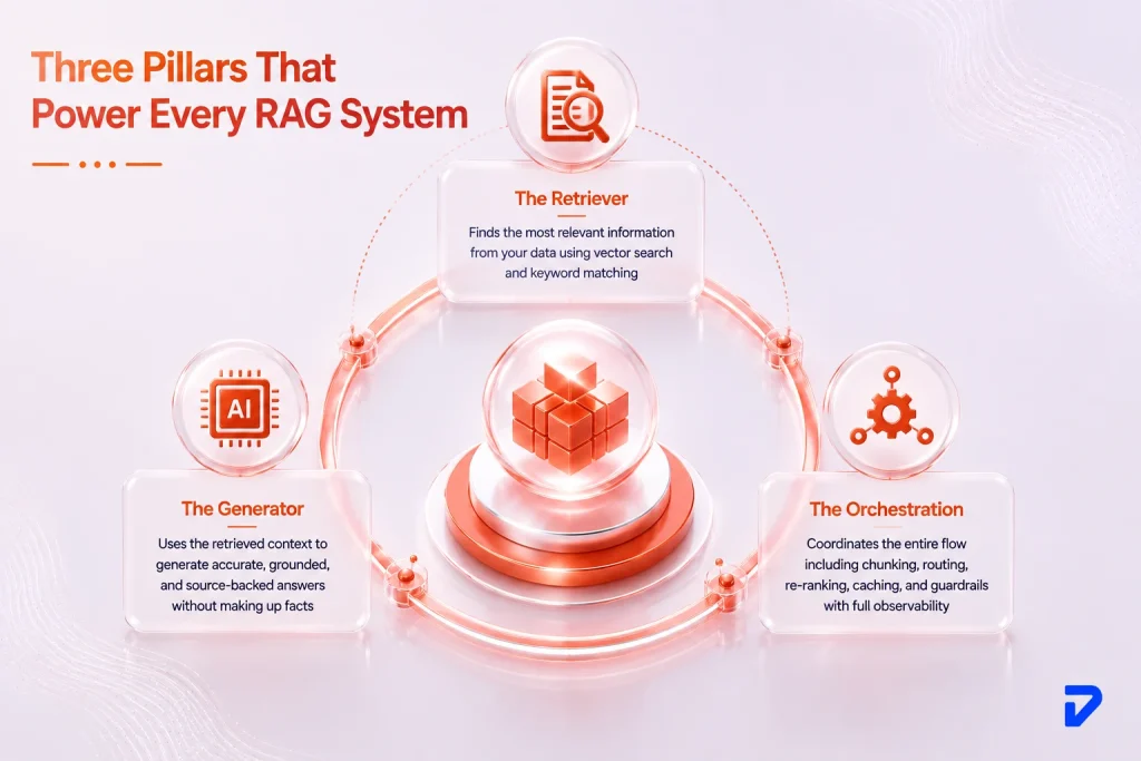 The Three Pillars of a RAG System