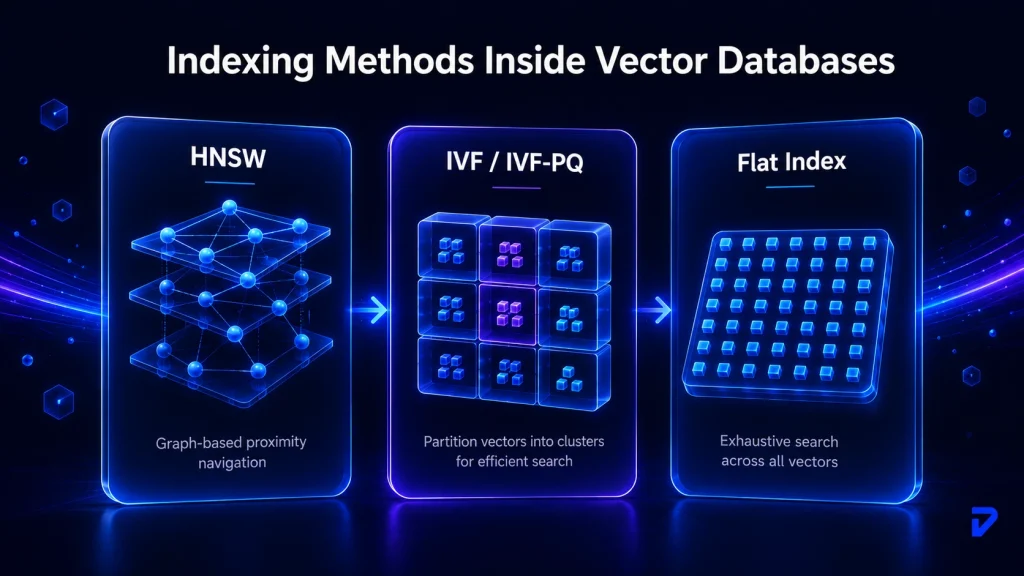 Indexing Methods Inside Vector Databases