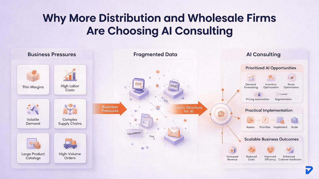 Why Distribution and Wholesale Companies Are Turning to AI Consulting