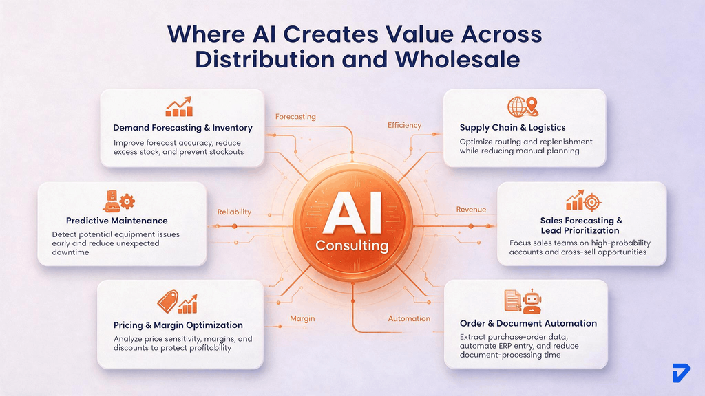 Best AI Consulting Use Cases in Distribution and Wholesale