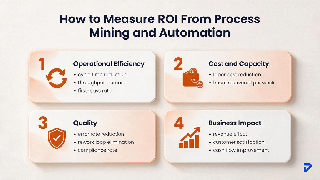 Measuring Automation ROI After Process Mining